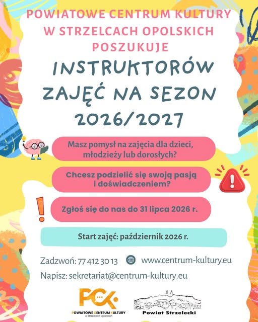 Pasja szuka miejsca, rusza nabór na instruktorów zajęć