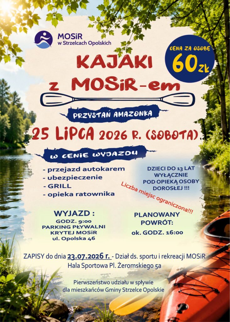 Kajaki z MOSiR-em